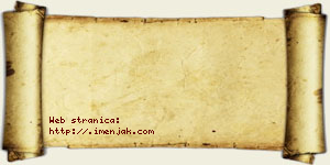 Nikolina Bošnjaković vizit kartica